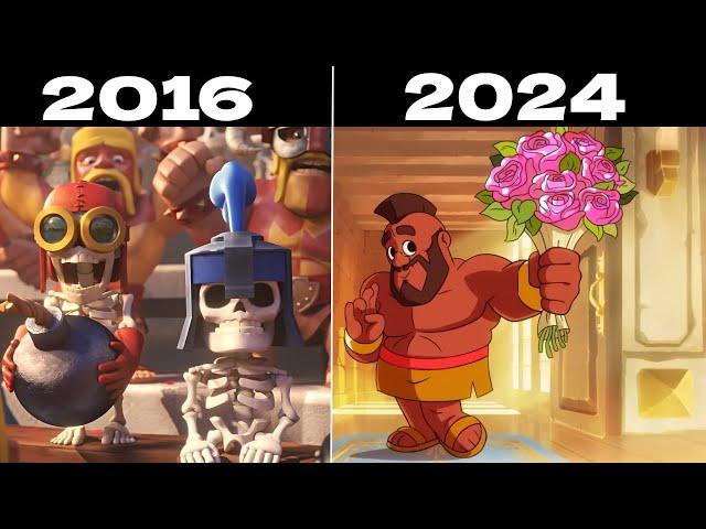 All Clash Royale Animation 2016 - 2024 / Все Мультики по Клеш Рояль 2016 - 2024