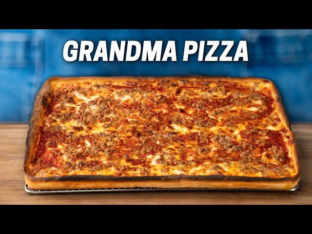 1 Hour Grandma Pizza - No Mixer