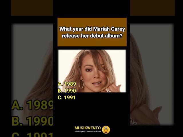 How well do you know Mariah Carey? #quiz