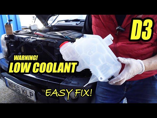 No more false LOW COOLANT warnings on the Discovery 3