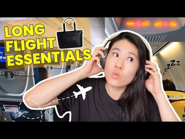 Long Flight TIPS -- Favorite Personal Item ESSENTIALS