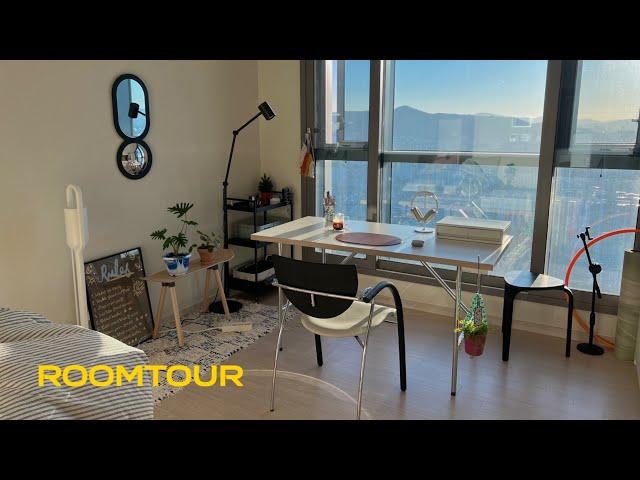 Roomtour 룸투어! 7평 원룸 오피스텔의 모든 것. 자취인생템만 N개.. | 원룸 옷 수납방법. 공간활용 꿀팁. 빈티지 인테리어. 미니멀..(?)인테리어