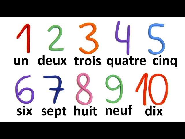 Уроки французского языка. Счёт до 10 на французском языке с произношением.