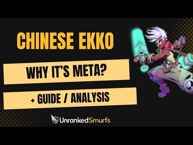 Why Ekko is ALWAYS Dominating the Meta in China | Key to ranking up with Ekko