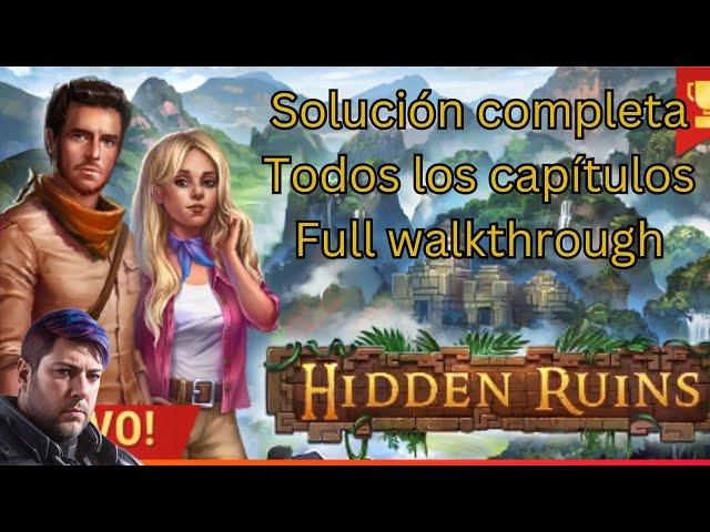 Adventure Escape Mysteries Ruinas Ocultas (Hidden Ruins). Solución completa del juego.