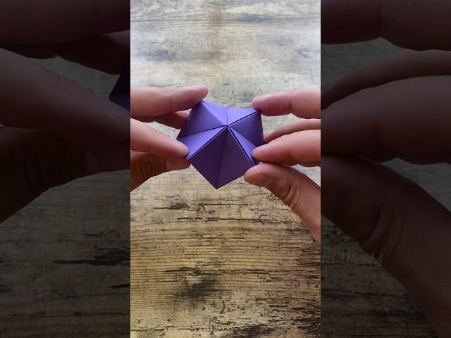 ORIGAMI MAGIC CUBE FLEXAHEDRON PAPER CRAFT TUTORIAL | DIY FLEXAGON ANTISTRESS PAPER TOY ORIGAMI ART