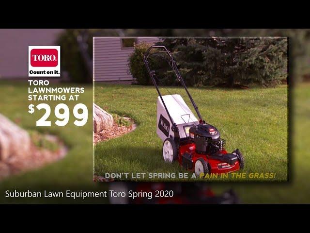 Toro Lawnmowers Starting at $299 at Suburban Lawn Equipment