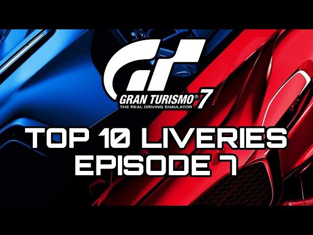 Gran Turismo 7 | Top 10 Liveries Episode 7