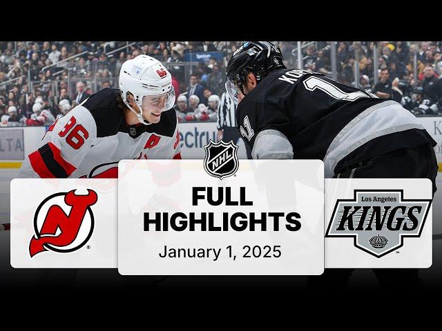 NHL Highlights | Devils vs. Kings | January 01, 2025