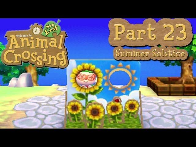 Animal Crossing: New Leaf - Part 23: Summer Solstice and Unlocking Club LOL!