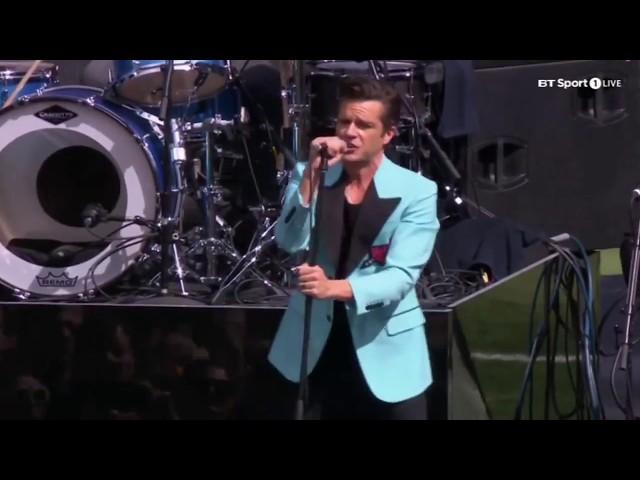 The Killers covering 'Forgotten Years' by Midnight Oil - AFL Grand Final pre-game show