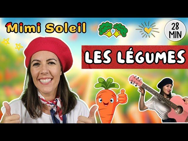 Les légumes, les fruits + chansons | Mimi Soleil, Marie et Lulu | Vidéos éducatives pour petits