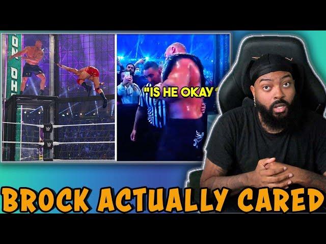 ROSS REACTS TO WWE WRESTLERS WHO BROKE CHARACTER TO CHECK ON THEIR INJURED OPPONENT