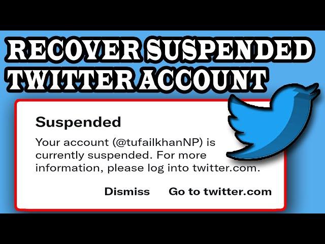 How To Recover Suspended (Locked) Twitter Account On Smartphones - Appeal In 3 Minutes