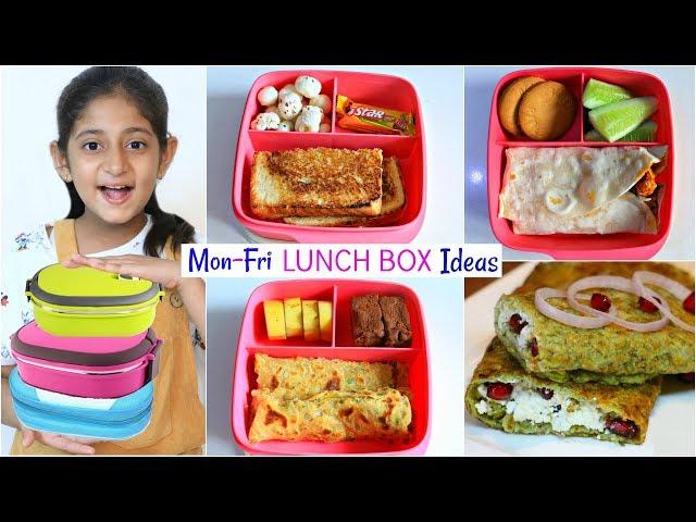 MONDAY To FRIDAY Kids LUNCH BOX Recipes | #MyMissAnand #CookWithNisha