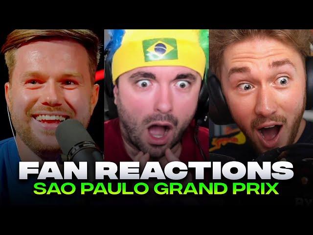 Fans Live Reactions to the 2023 Sao Paulo Grand Prix