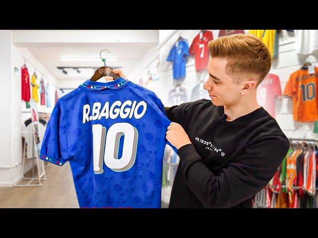 ChrisMD Goes Shopping For CRAZY, RETRO £500 Football Shirts - Shirt Shopping