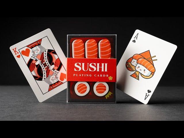 I made this… and it’ll be GONE in 24 HOURS (Sushi Playing Cards Unboxing)