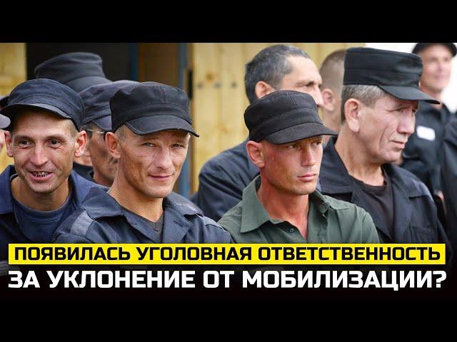 Появилась уголовная ответственность за уклонение от мобилизации. Мобилизация 2025