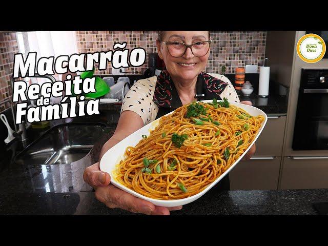 RECEITA DE FAMÍLIA DE MACARRÃO SENSACIONAL | MACARRÃO DA ROÇA | MACARRÃO DIFERENTE DA FAZENDA #951