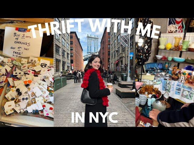 thrift with me in New York City: flea markets, grand bazaar, thrift stores