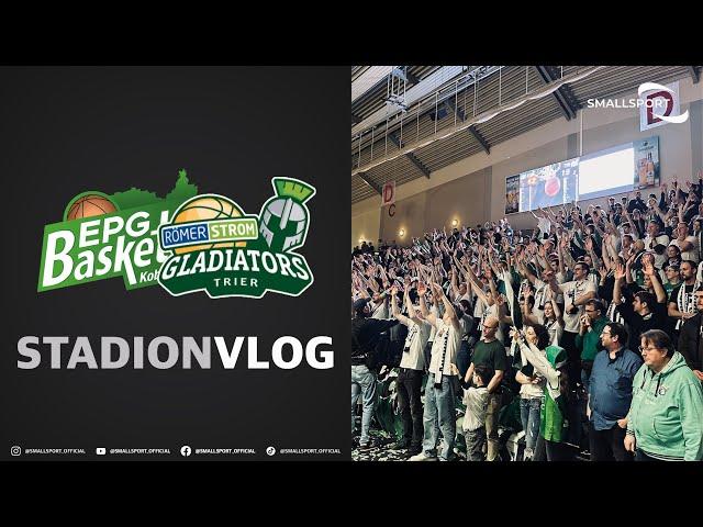 EPG Baskets Koblenz vs. RÖMERSTROM Gladiators Trier - Stadionvlog  I Smallsport