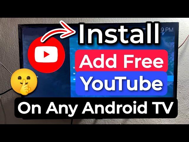 Ad Free YouTube App For Android TV | How To Block Ads On TV (YOUTUBE)