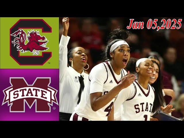 Mississippi State vs South Carolina Full  Game Highlights | Jan 05,2025 Women's Basketball