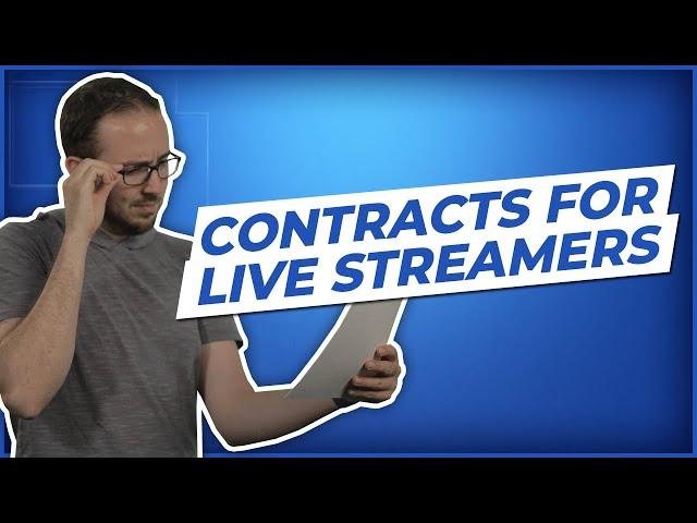 Contracts for Livestreamers - One Video Production Contract Clause YOU NEED