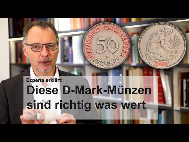 Kleines Vermögen: Diese 2 Pfennig- und 50 Pfennigstücke können richtig wertvoll sein