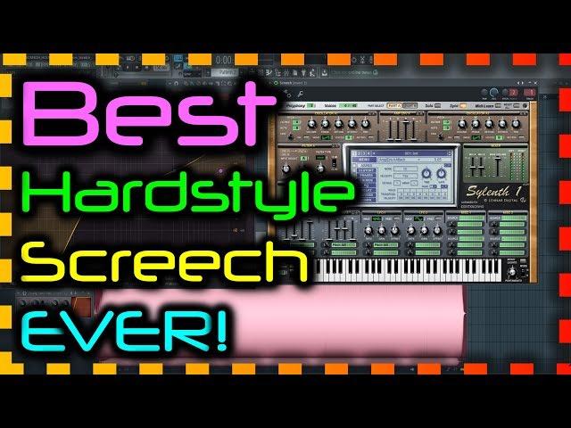 BEST HARDSTYLE SCREECH TUTORIAL EVER (FREE DOWNLOAD) | How to Make a Hardstyle Screech (FL Studio)