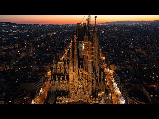 Spain Barcelona Sagrada Familia Architecture Cathedral Cinematography