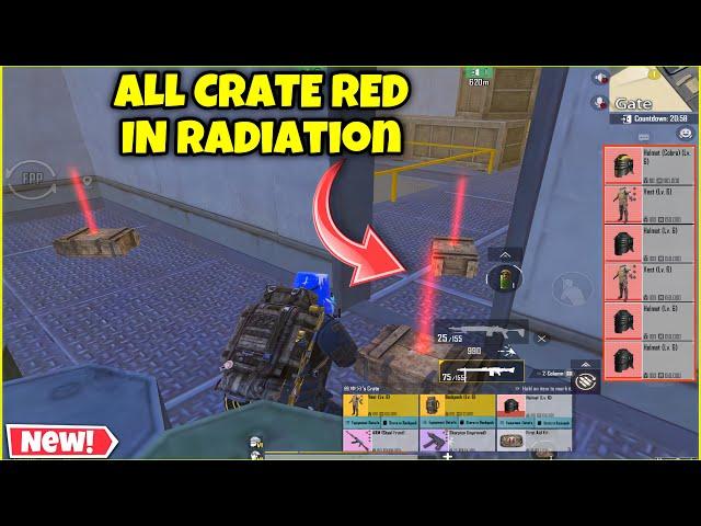 Metro Royale All Red Crates In Radiation | PUBG METRO ROYALE CHAPTER 20