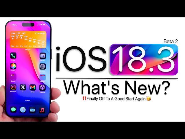 iOS 18.3 Beta 2 is Out! - What's New?