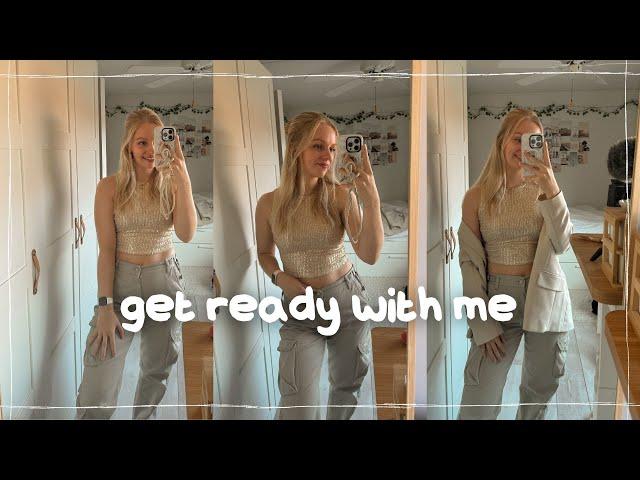 get ready with me voor een feestje | make-up en kletsen