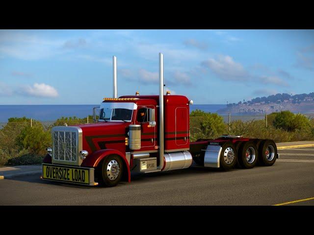 Updated California Phase 4 Big CAT Engine  | 4k | American Truck Simulator | Realistic Driving