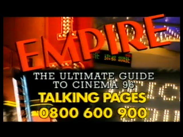 Empire Magazine VHS Tape of Movie Trailers 1996