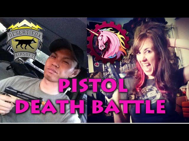 Jet DesertFox vs. Unicorn Leah Pistol Death Battle
