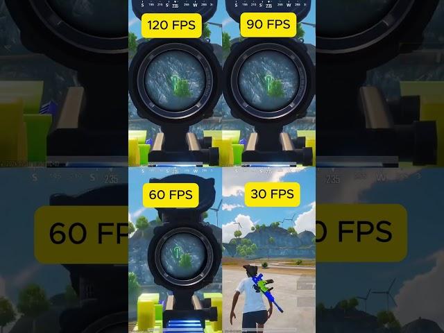 120FPS VS 90FPS VS 60FPS VS 30FPS