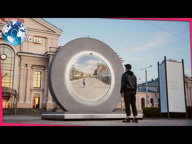 Real life Time Portal built in Poland Lithuania