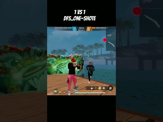 DFS one shot free fire one vs one #fantasylifeonline #griffingaming #pushgaming #freefire #ffshorts