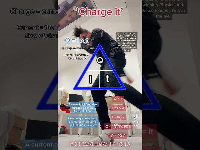 Charge it Q = It #physics #gcsephysics #science #charge #revision #study #exams