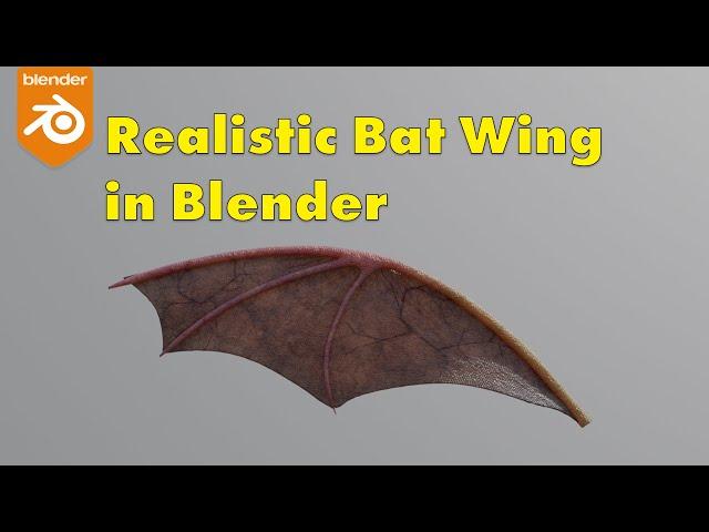 Create a Realistic Bat Wing with Blender's Cloth Simulator - Tutorial