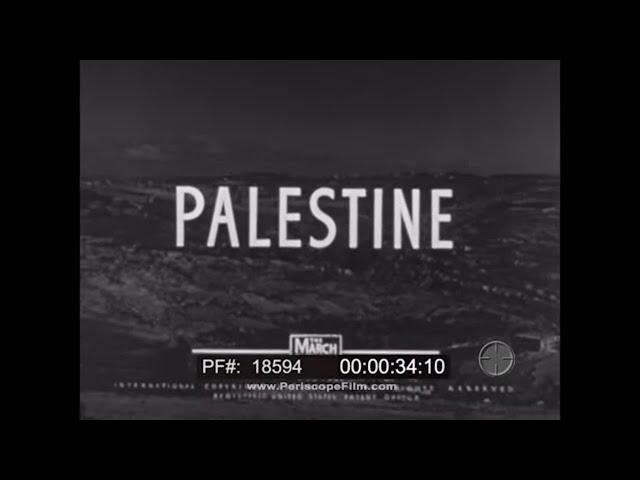 BRITISH PALESTINE 1940s EDUCATIONAL FILM   JERSUALEM  TEL AVIV   CHRISTIANS MUSLIMS & JEWS  18594