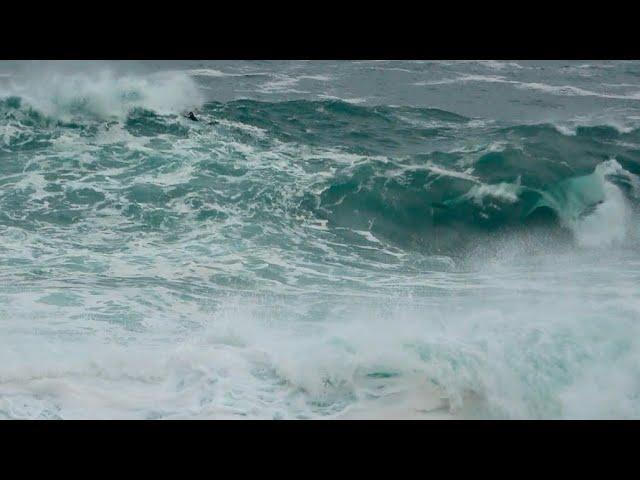 HEAVY PADDLE OUT ATTEMPT AT HUGE SCOTTISH REEF SLAB