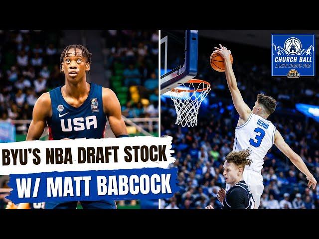 Is Egor Demin a Top 5 Pick? BYU's NBA Draft Stock and AJ Dybansta Draft Comps with Matt Babcock