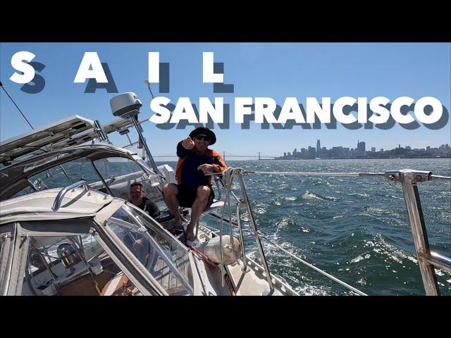 Sailing 20 knot winds on San Francisco Bay