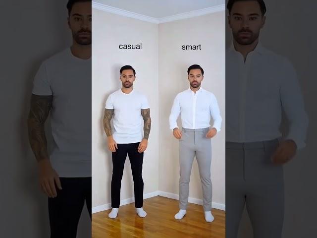 Casual VS. Smart Casual Outfit, what's your favorite?   #menswear #outfitideas