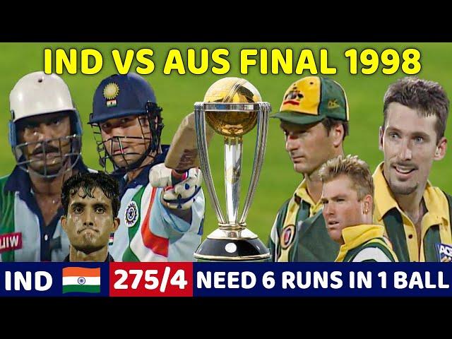 INDIA VS AUSTRALIA 1998' WHEN Damien Fleming MESSED WITH SACHIN 134 RUN THEN SACHIN FIGHT MOMENTS