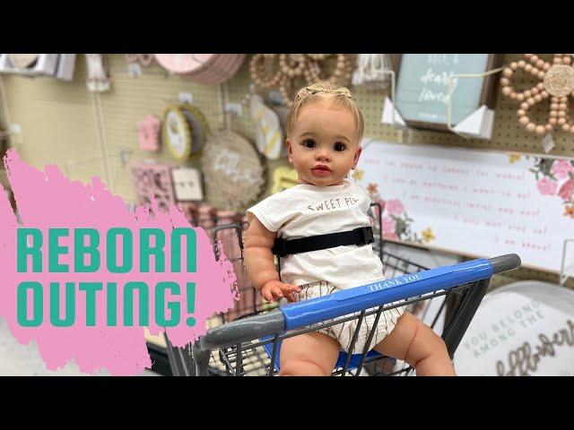 Reborn Doll Outing to HOBBY LOBBY & WALMART ️ #reborns #dolls #shopping